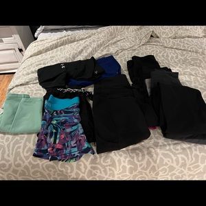 Workout clothing lot